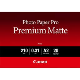 Canon Pro Premium PM-101 - Smooth matte - 310 micron - warm white tone - A2 (420 x 594 mm) - 210 g/m� - 20 sheet(s) photo paper