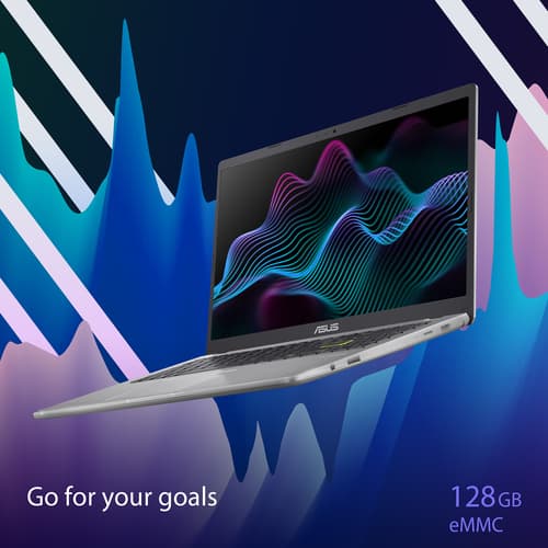ASUS Vivobook Go 15 E510KA-EJ562WS - 180-degree hinge design - Intel Celeron - N4500 / up to 2.8 GHz - Win 11 Home in S mode - UHD Graphics - 4 GB RAM - 128 GB eMMC - 15.6" TN 1920 x 1080 (Full HD) - Wi-Fi 5 - star black — view 13