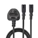 2.5M Y CABLE UK 3 PIN TO 2 X IEC C7 thumbnail 2