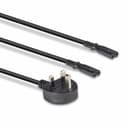 2.5M Y CABLE UK 3 PIN TO 2 X IEC C7 thumbnail 3