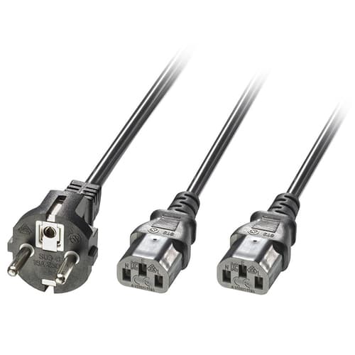 2.1MYMAINSPOWERCABLESCHUKOPLUGTO2XI — view 1