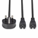 2.5M Y CABLE UK 3 PIN TO 2 X IEC C5 thumbnail 4