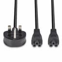 2.5M Y CABLE UK 3 PIN TO 2 X IEC C5 thumbnail 9