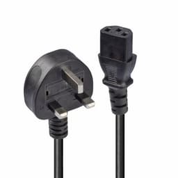 10M MAINS CABLE UK 3 PIN PLUG TO C13