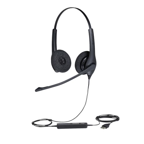Jabra BIZ 1500 Duo - Headset - on-ear - wired - USB