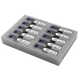 StarTech.com Cisco GLC-LH-SMD Compatible SFP Module, 1000BASE-LX/LH, 1GbE Single Mode (SMF) Fiber SMF Optic Transceiver, 1GE Gigabit Ethernet, LC Connector, 10km 1310nm, Firepower, ASR920 (GLCLHSMD10ST) - SFP (mini-GBIC) transceiver module (equivalent to: Cisco GLC-LH-SMD) - 1GbE - 1000Base-LX, 1000Base-LH - LC - up to 10 km - 1310 nm (pack of 10)
