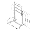 *Non Cancellable/Non Returnable (NCNR)* MANUAL FLOORSTAND 130KG WHITE SD thumbnail 7