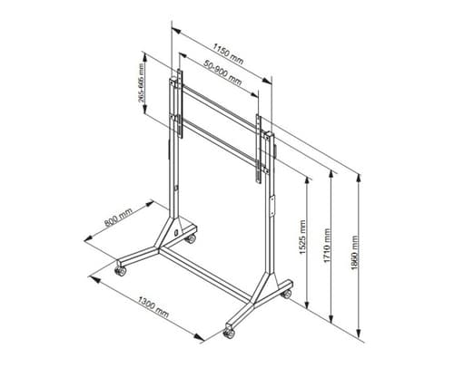*Non Cancellable/Non Returnable (NCNR)* MANUAL FLOORSTAND 130KG WHITE SD — view 8