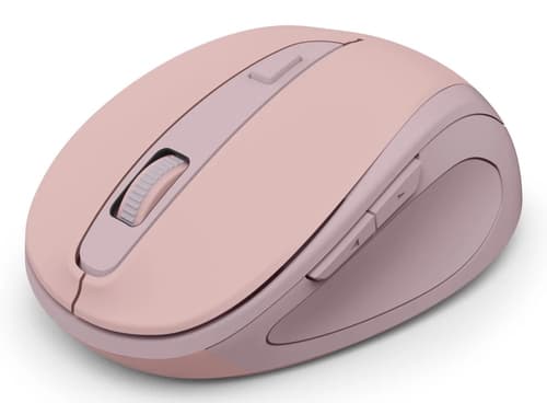 Hama WM-400 Wireless Mouse, Ergonomic, Optical, 6-Button, No Noise, Pink — view 3