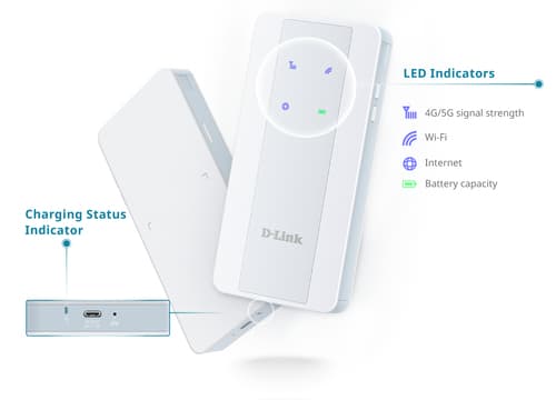 Router 5G AX1800 Hotspot 8000mAh — view 10