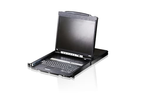 ATEN Slideaway CL5816N - KVM console with KVM switch - 16 ports - 19" - rack-mountable - 1280 x 1024 @ 75 Hz