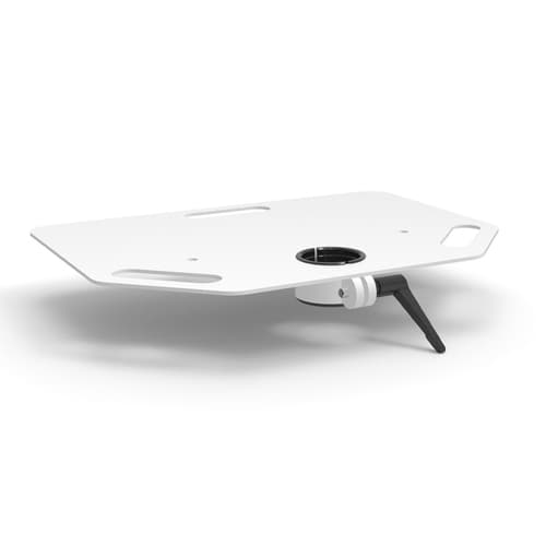 Compulocks Keyboard Tray for Medical Rolling Cart - Mounting component (shelf) - for keyboard - white - for Compulocks iPad 10.2-inch, Maclocks Rise Freedom Enclosed Rolling Kiosk