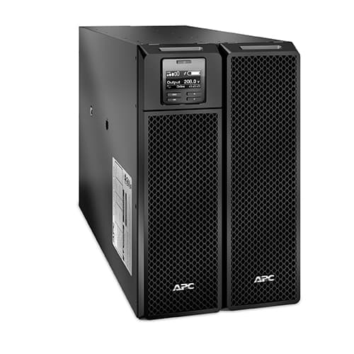 APC Smart-UPS On-Line 10000VA - UPS - AC 208 V - 10 kW - 10000 VA - Ethernet 10/100, RS-232, USB - output connectors: 7 - black - for P/N: SRT5KRMTF, SRT5KTF