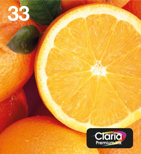 Epson Ink Cartridges, Claria" Premium Ink, 33, Oranges, Multipack, 1 x 6.4 ml Black, 1 x 4.5 ml Yellow, 1 x 4.5 ml Photo Black, 1 x 4.5 ml Cyan, 1 x 4.5 ml Magenta, Standard