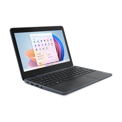 Lenovo 100w Gen 4 82VK - Intel N-series - N100 / up to 3.4 GHz - Win 11 Pro - UHD Graphics - 4 GB RAM - 128 GB SSD NVMe - 11.6" TN 1366 x 768 (HD) - Wi-Fi 6 - slate grey - kbd: UK — view 10