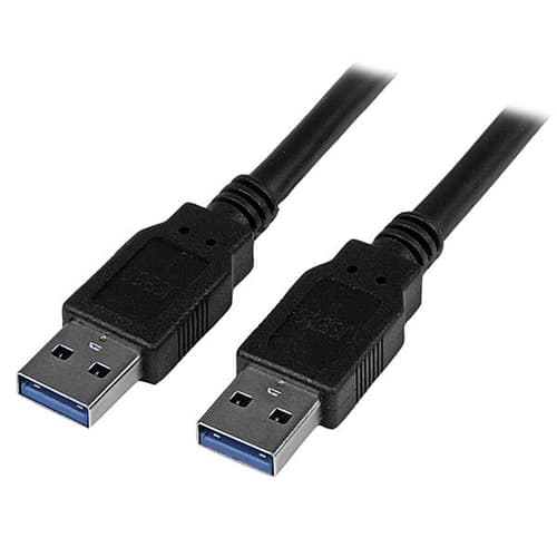 StarTech.com 3m 10 ft USB 3.0 Cable - A to A - M/M - Long USB 3.0 Cable - USB 3.1 Gen 1 (5 Gbps) (USB3SAA3MBK) - USB cable - USB Type A (M) to USB Type A (M) - USB 3.0 - 3 m - molded - black - for P/N: HB30C1A1CPD, HB30C3A1CFBW, HB30C3A1CST, HB30C5A2CSC, HB30C5A2CST, SV231DPU34K