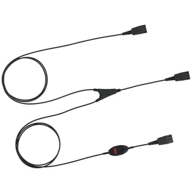Jabra Supervisor Y-Cord - Headset splitter - Quick Disconnect to Quick Disconnect