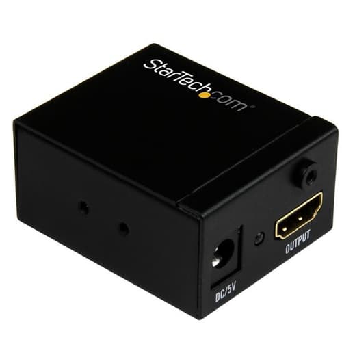 StarTech.com 115 ft/35 m HDMI Signal Booster - 1080p Signal Repeater - HDMI Inline Amplifier & Extender - 7.1 Audio Support (HDBOOST) - Video/audio extender - up to 35 m