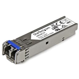 StarTech.com HPE J4858C Compatible SFP Module, 1000BASE-SX, 1GbE Multi Mode (MMF) Fiber Optic Transceiver, 1GE Gigabit Ethernet SFP, LC Connector, 550m, 850nm, DDM, HPE 1400, 1700, 1820 - Lifetime Warranty (J4858CST) - SFP (mini-GBIC) transceiver module (equivalent to: HP J4858C) - 1GbE - 1000Base-SX - LC multi-mode - up to 550 m - 850 nm - for P/N: IES101G2SFPW, IES101GP2SFW