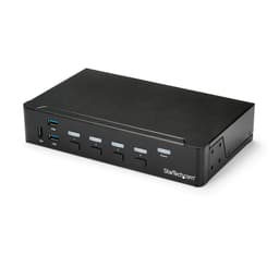 StarTech.com 4 Port HDMI KVM - HDMI KVM Switch - 1080p - USB 3.0 & Audio Support - KVM Video Switch (SV431HDU3A2) - KVM / USB switch - 4 x KVM / audio / USB + 3 x SuperSpeed USB - 1 local user - rack-mountable - AC 120/230 V / DC 9 - 12 V - for P/N: SV431RACK