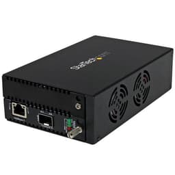 StarTech.com 10 Gigabit Ethernet Copper-to-Fiber Media Converter - Open SFP+ - Managed - 10G Ethernet Media Converter (ET10GSFP) - Fibre media converter - 10GbE - 10GBase-LR, 10GBase-ER, 10GBase-SR, 10GBase-LW, 100Base-TX, 1000Base-T, 10GBase-EW, 10GBase-T, 10GBase-SW - RJ-45 / SFP+ - for P/N: SFP10GBBXDST, SFP10GBBXUST, SFP10GBLRMST, SFP10GBLRST, SFP10GBSRST, SFP10GBZRST