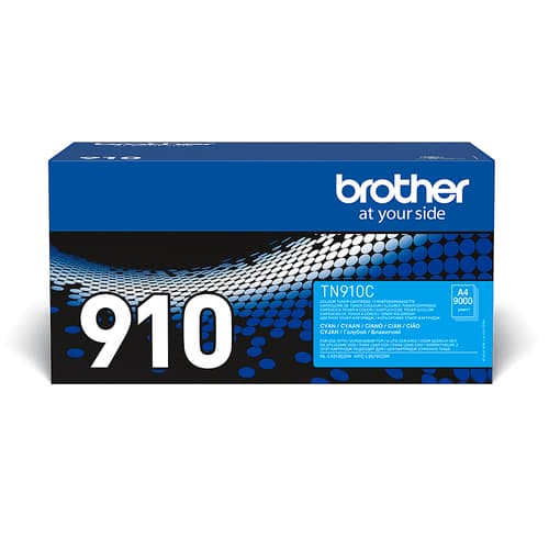 Brother TN910C - Ultra Jumbo - cyan - original - toner cartridge - for Brother HL-L9300, HL-L9310, MFC-L9570