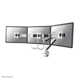 Neomounts NM-D775DX3 - Mounting kit - full-motion - for 3 LCD displays - aluminium - white - screen size: 17"-24" - clamp mountable, grommet, desk-mountable