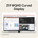 LG UltraWide 34U601B-B - LED monitor - curved - 34" - HDR thumbnail 3