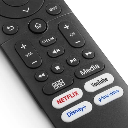 Hama Universal TV Remote Control for Hisense, IR, Teachable, 4 App Buttons, Black — view 7