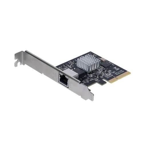 StarTech.com 1 Port PCI Express 10GBase-T / NBASE-T Ethernet Network Card - 5-Speed Network Support: 10G/5G/2.5G/1G/100Mbps - PCIe 2.0 x4 (ST10GSPEXNB) - Network adapter - PCIe 2.0 x4 low profile - 1000Base-T x 1 - black