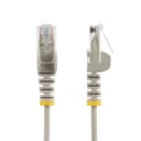 StarTech.com - Patch cable - RJ-45 (M) to RJ-45 (M) - 3.6 mm - UTP - CAT 5/5e/6 - IEEE 802.3bt - halogen-free, snagless, straight - grey thumbnail 2