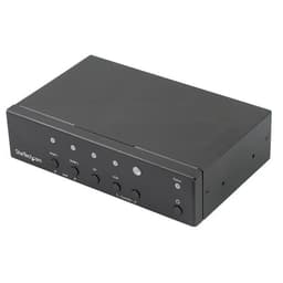 StarTech.com Multi-Input to HDMI Converter Switch - DisplayPort, VGA and Dual-HDMI to HDMI Switch - Priority and Automatic Switch - 4K (HDVGADP2HD) - Video/audio switch - desktop - for P/N: BOX4CABLE