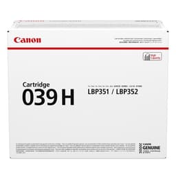 Canon 039 H - Black - original - toner cartridge - for imageCLASS LBP351dn, LBP351x, LBP352dn, LBP352x, i-SENSYS LBP351x, LBP352x, Satera LBP351i