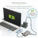 StarTech.com USB-C Triple-Monitor Multiport Adapter, HDMI/DP/Card Reader - Docking station - USB-C 3.2 Gen 1 / Thunderbolt 3 / Thunderbolt 4 - HDMI, 2 x DP - 1GbE thumbnail 5