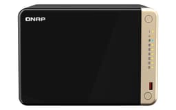 QNAP TS-664 - NAS server - 6 bays - SATA 6Gb/s - RAID 0, 1, 5, 6, 10, 50, JBOD - RAM 8 GB - 2.5 Gigabit Ethernet - iSCSI support