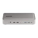 StarTech.com Dual-Laptop USB-C KVM Docking Station, Dual Monitor 4K 60Hz DisplayPort Dock, 5-Port USB Hub, GbE, 90W/45W Power Delivery to Two Laptops, Windows/Mac, 2-Host KVM Dock - Docking station - USB-C 3.2 Gen 2 - 2 x DP - 1GbE - TAA Compliant