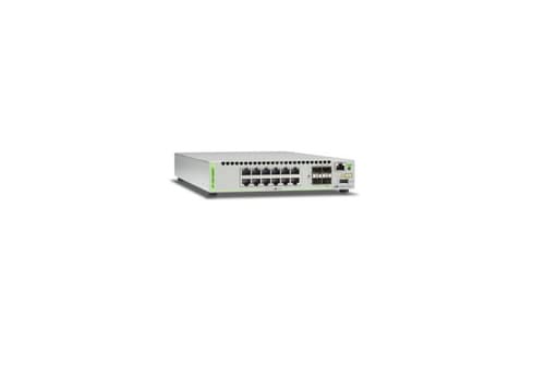 Allied Telesis AT XS916MXT - Switch - L3 - Managed - 12 x 100/1000/10000 + 4 x 10 Gigabit SFP+ - front to back airflow - desktop, rack-mountable