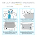 StarTech.com 23.8-inch 16:9 Gold Monitor Privacy Screen, Reversible Filter w/Enhanced Privacy, Blue Light Shield, Computer Security Filter, Removable Screen Protector - +/- 30 Deg. View Angle, Gold and Black Sides (238G-PRIVACY-SCREEN) - Display privacy filter - 2-way - removable - plug-in/adhesive - 23.8" wide - gold, black