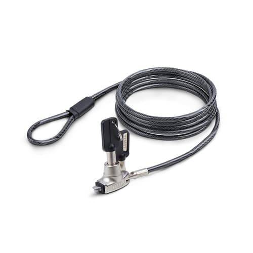 StarTech.com Slim Lock Noble Wedge Slot Compatible, 6.6ft Locking Cable - Security cable lock - anti-theft - 2 m - TAA Compliant
