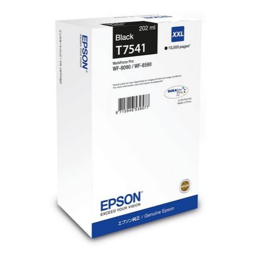 Epson T7541 - 202 ml - XXL size - black - original - ink cartridge - for WorkForce Pro WF-8090, WF-8590