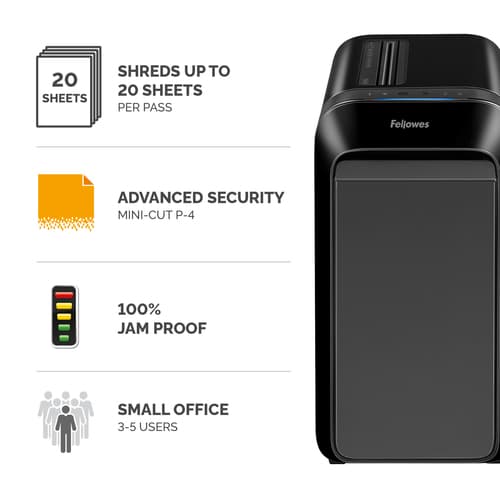 LX220 BLK SHREDDER MINI 230V EU/UK — view 3