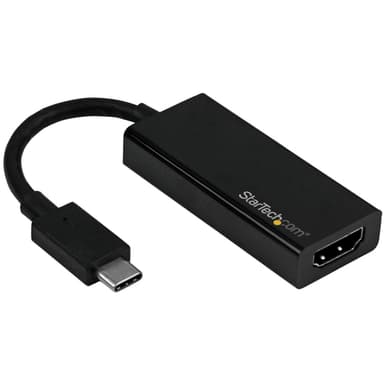 StarTech.com USB-C to HDMI Adapter - USB Type-C to HDMI Converter - 4K 60Hz - External video adapter - USB-C - HDMI - black - for P/N: TB3DK2DPM2, TB3DOCK2DPPD, TB3DOCK2DPPU, TB4CDOCK