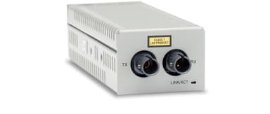 Allied Telesis AT DMC100/ST - Fibre media converter - 100Mb LAN - 100Base-FX, 100Base-TX - RJ-45 / ST multi-mode - up to 2 km - 1310 nm