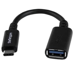 StarTech.com USB-C to USB Adapter - 6in - USB-IF Certified - USB-C to USB-A - USB 3.1 Gen 1 - USB C Adapter - USB Type C (USB31CAADP) - USB adapter - 24 pin USB-C (M) to USB Type A (F) - USB 3.0 - 15.2 cm - black - for P/N: DK31C3HDPD, DK31C3HDPDUE, DKM30CHDPD, DKM30CHDPDUE, PEXUSB312A1C1H, PEXUSB312A2C2V