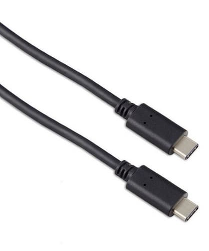Targus - USB cable - 24 pin USB-C (M) to 24 pin USB-C (M) - USB 3.1 Gen 2 - 5 A - 1 m - reversible C connector, 4K support - black