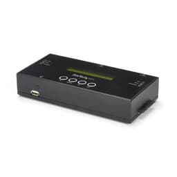 StarTech.com 1:1 Hard Drive Duplicator and Eraser for 2.5"/ 3.5" SATA (I/II/III) & SAS (I/II) HDD SSD - LCD & RS-232 - Cloner & Wiper (SATSASDUPE11) - Solid state / hard drive duplicator - 1 bays (SATA-600 / SAS-2)