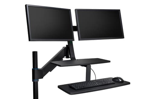 SIT STAND WORKSTATION DUAL ARM — view 5