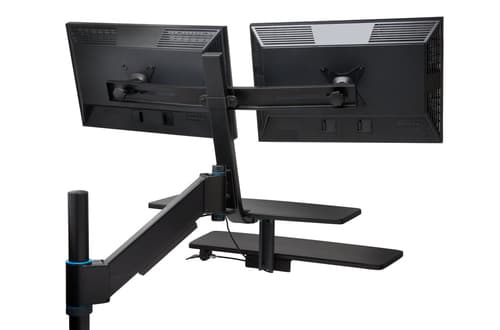 SIT STAND WORKSTATION DUAL ARM — view 4