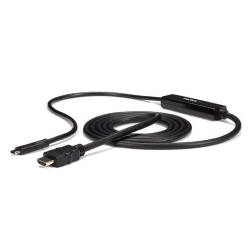 StarTech.com USB C to HDMI Cable - 3 ft / 1m - USB-C to HDMI 4K 30Hz - USB Type C to HDMI - Computer Monitor Cable (CDP2HDMM1MB) - External video adapter - USB-C - HDMI - for P/N: TB33A1C