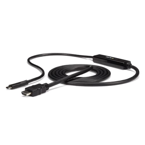 StarTech.com USB C to HDMI Adapter Cable - USB Type-C HDMI - 2m 6 ft. - 4K - External video adapter - USB-C - HDMI - for P/N: TB33A1C